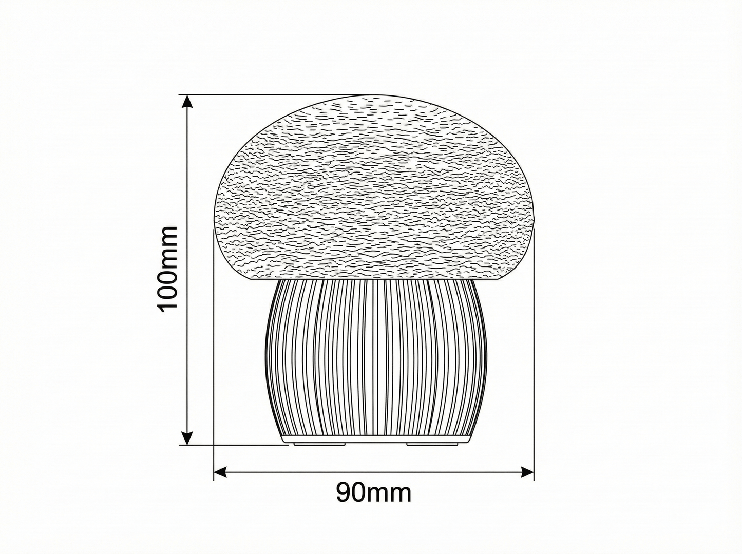 Champignon Décoratif Japandi Élégance Organique Pour Intérieur Moderne - DECO ET DESIGN 3D