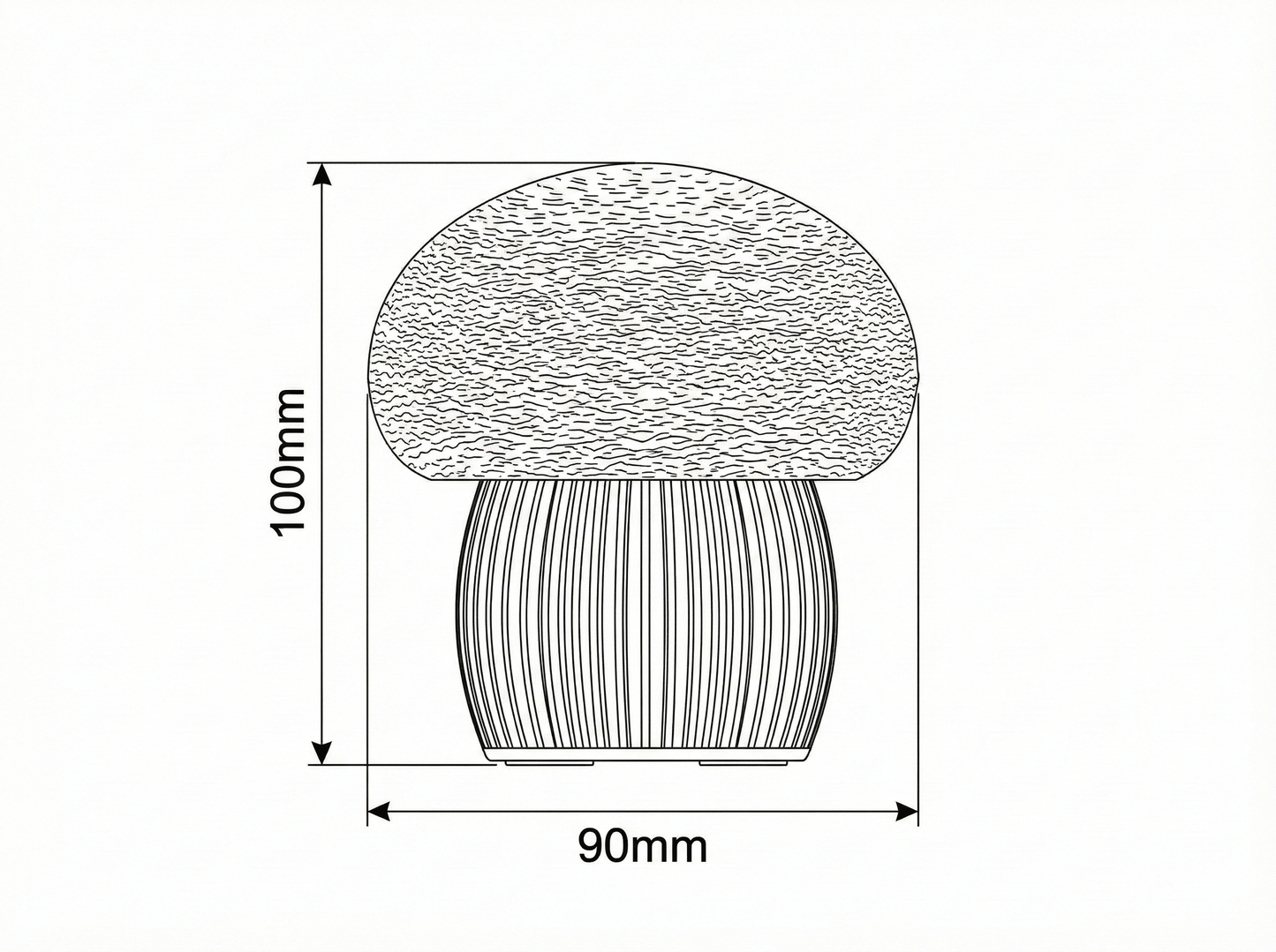 Champignon Décoratif Japandi Élégance Organique Pour Intérieur Moderne - DECO ET DESIGN 3D