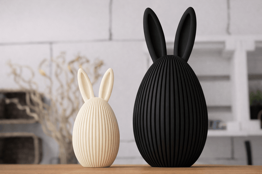 Lapin de Pâques Design Moderne Sculpture 3D Artisanale - DECO ET DESIGN 3D