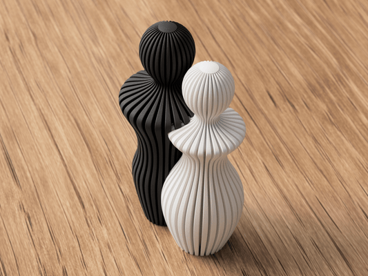 Statue Couple – Sculpture décorative contemporaine - DECO ET DESIGN 3D