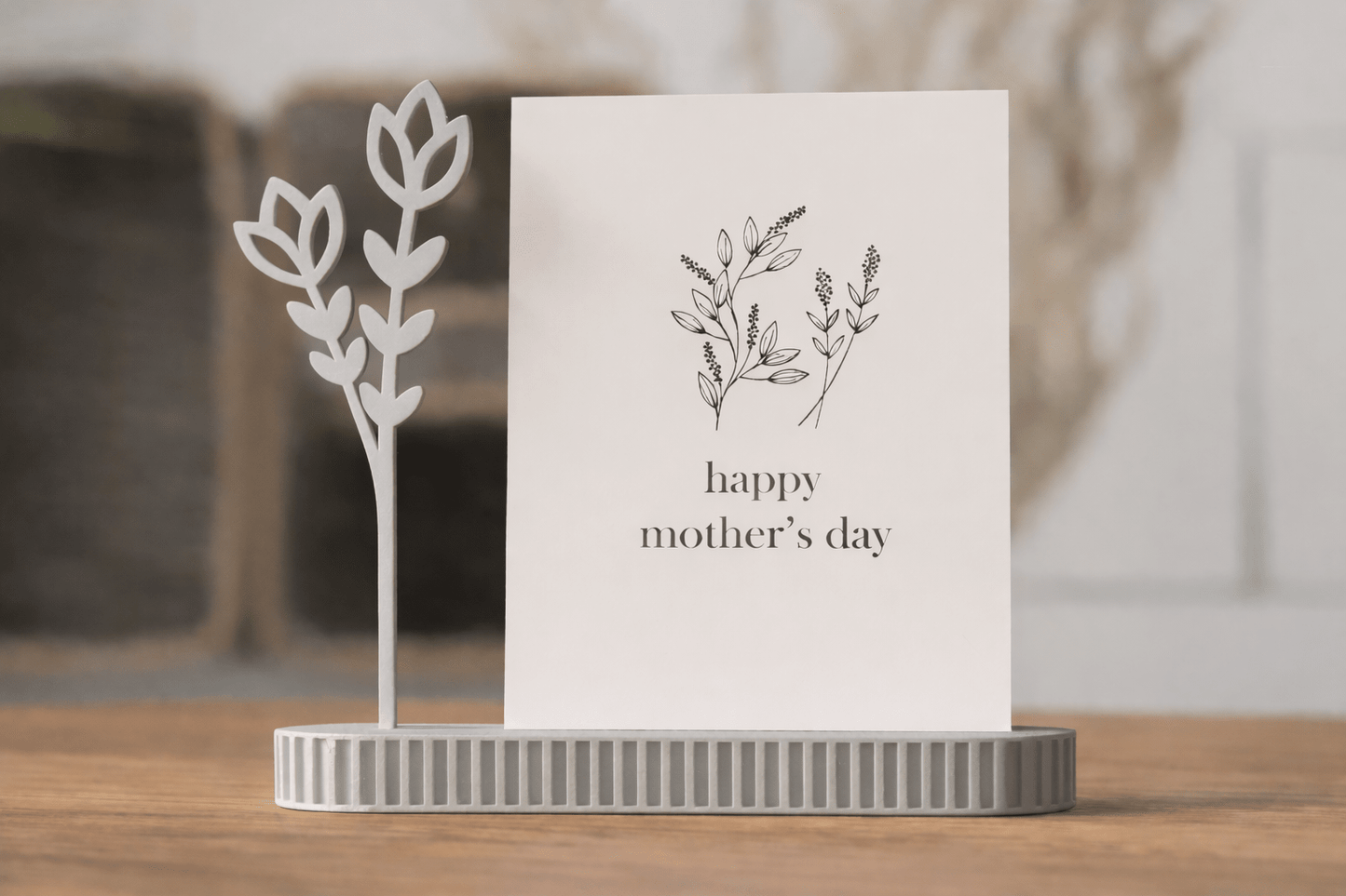 Support photo & cartes – Élégance Japandi pour souvenirs précieux - DECO ET DESIGN 3D