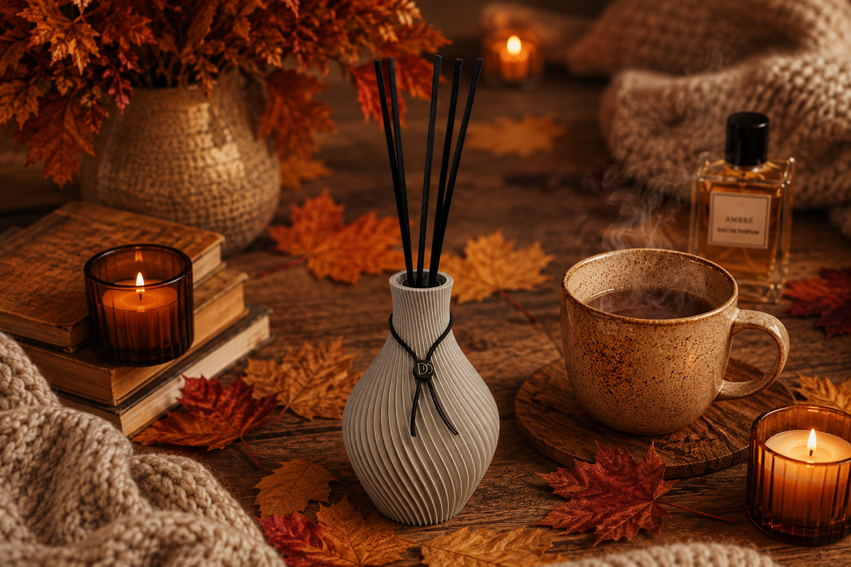 Parfums d'ambiance pour l'automne : les meilleures familles olfactives pour un intérieur cosy
