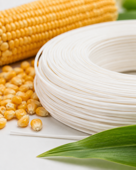 Filament PLA biosourcé issu du maïs, matériau écologique pour impression 3D