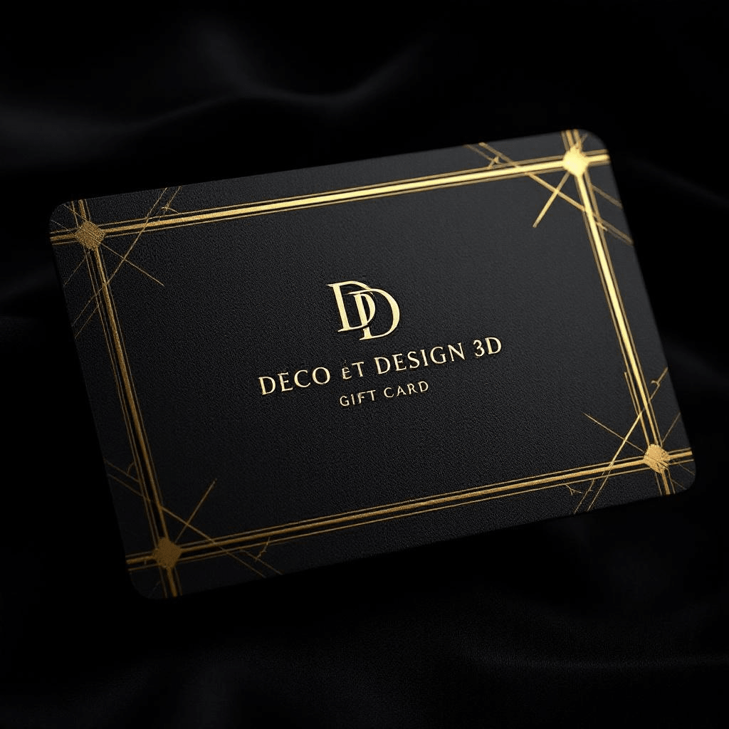 Carte cadeaux - DECO ET DESIGN 3D