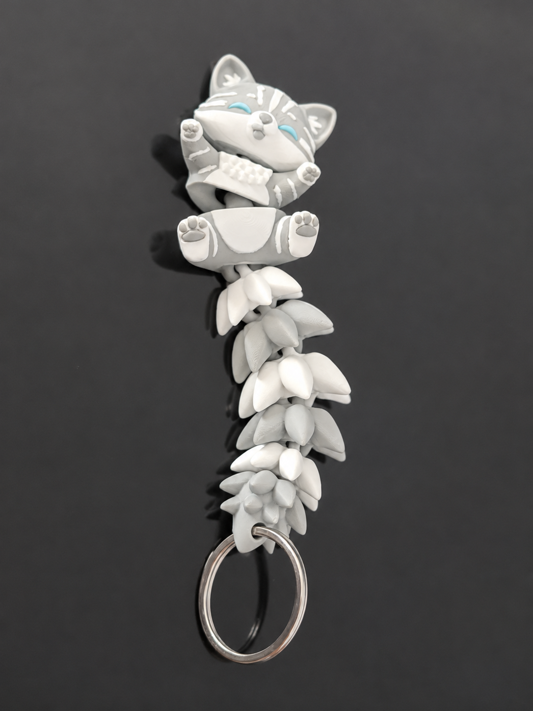 Porte Clés Articulés Imprimés 3D Anti Stress Personnalisé