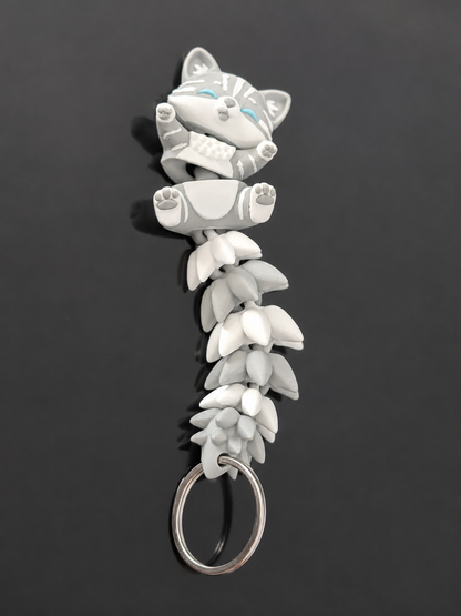 Porte Clés Articulés Imprimés 3D Anti Stress Personnalisé
