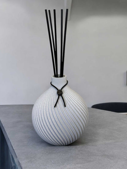 Élégant Diffuseur Globe en impression 3D design sophistiqué.