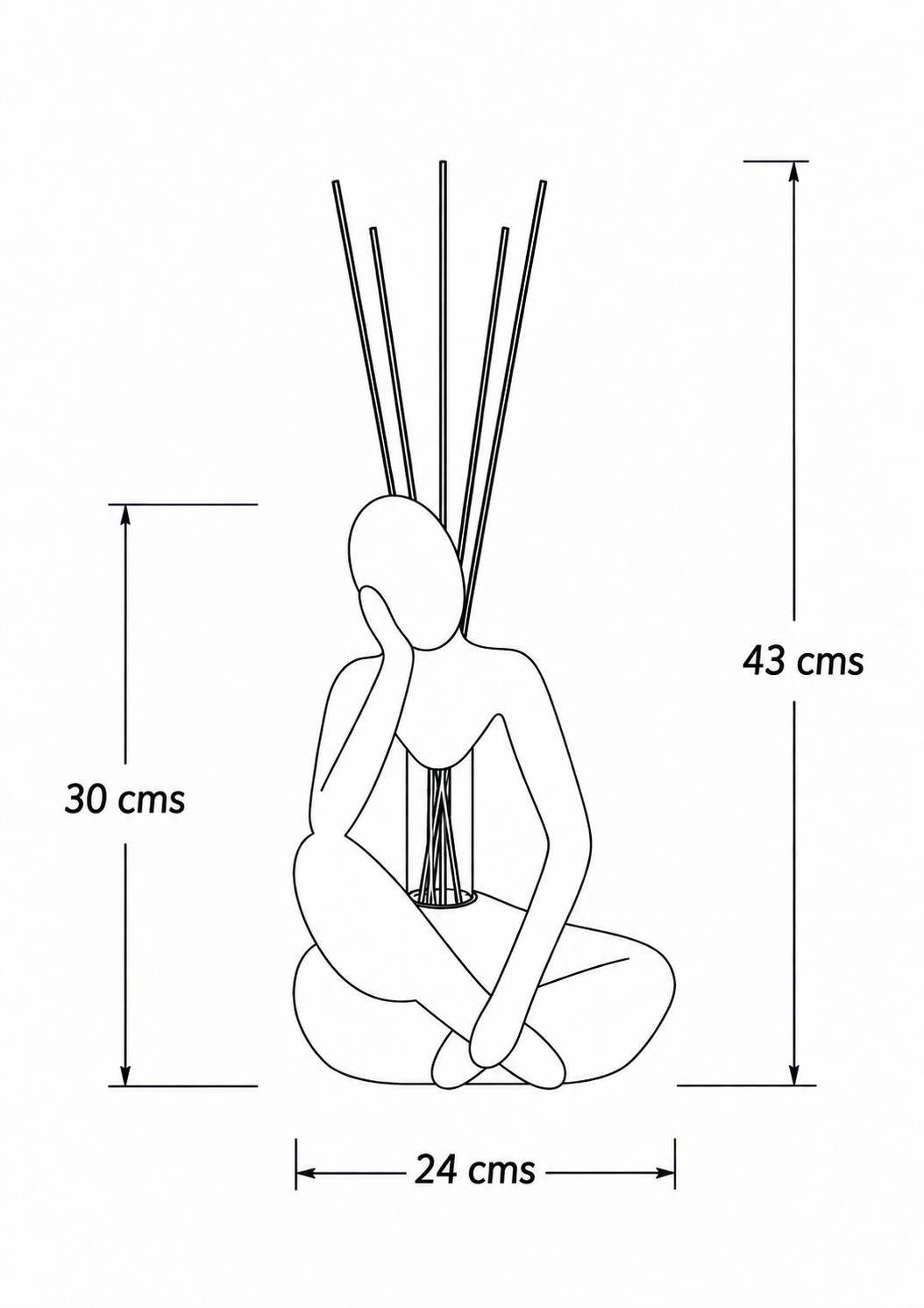 Diffuseur de parfum Pensée