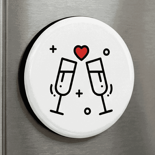 💕 Aimant décoratif – Collection Saint - Valentin - DECO ET DESIGN 3D