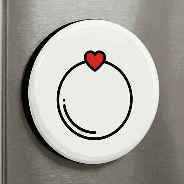 💕 Aimant décoratif – Collection Saint - Valentin - DECO ET DESIGN 3D