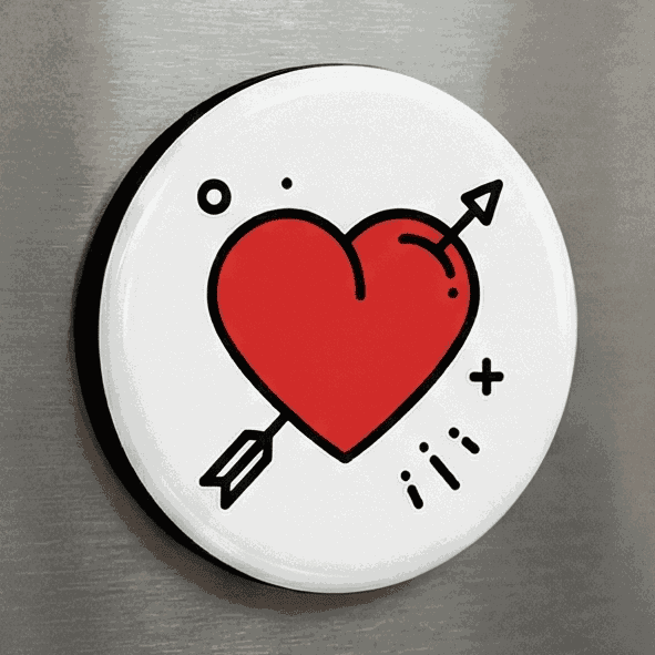 💕 Aimant décoratif – Collection Saint - Valentin - DECO ET DESIGN 3D