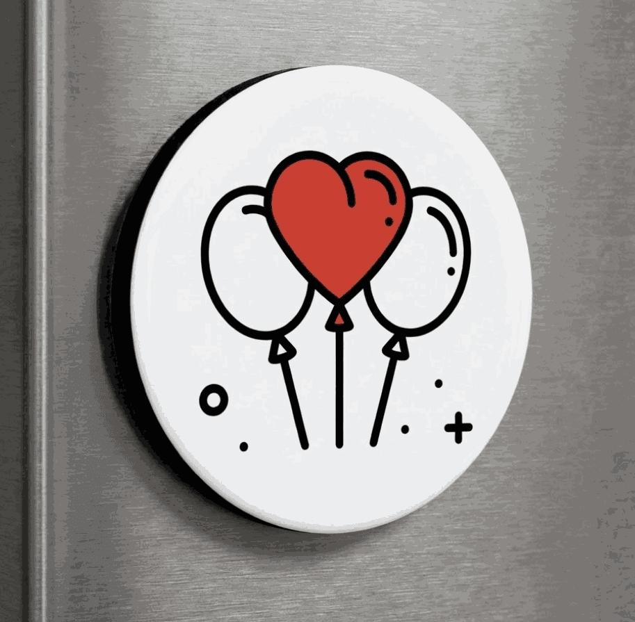 💕 Aimant décoratif – Collection Saint - Valentin - DECO ET DESIGN 3D