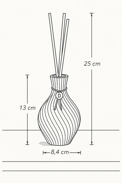 Bâtonnets Diffuseurs Pour Aromathérapie Luxueuse 5 Pièces - DECO ET DESIGN 3D