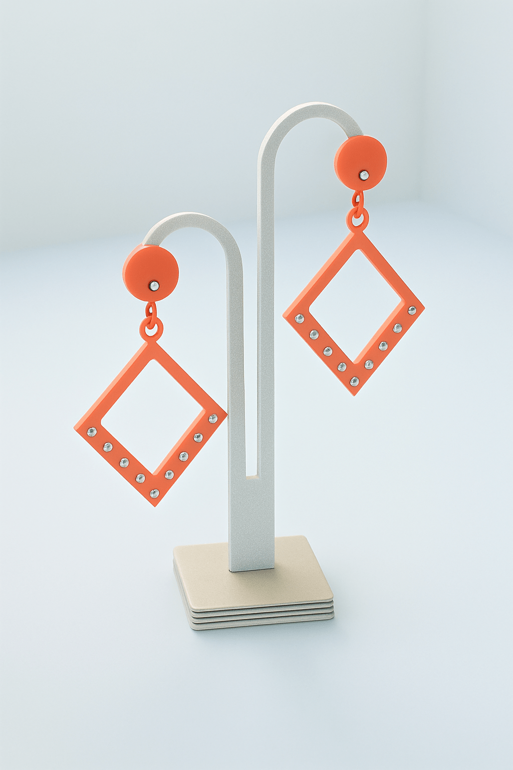 Boucles d'oreilles Astra légères – détail du bijou – Decoetdesign3D