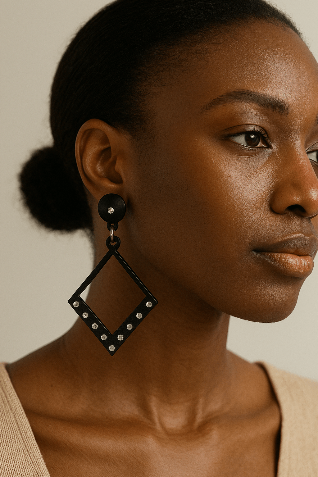 Boucles d'oreilles Astra en impression 3D – vue principale – Decoetdesign3D