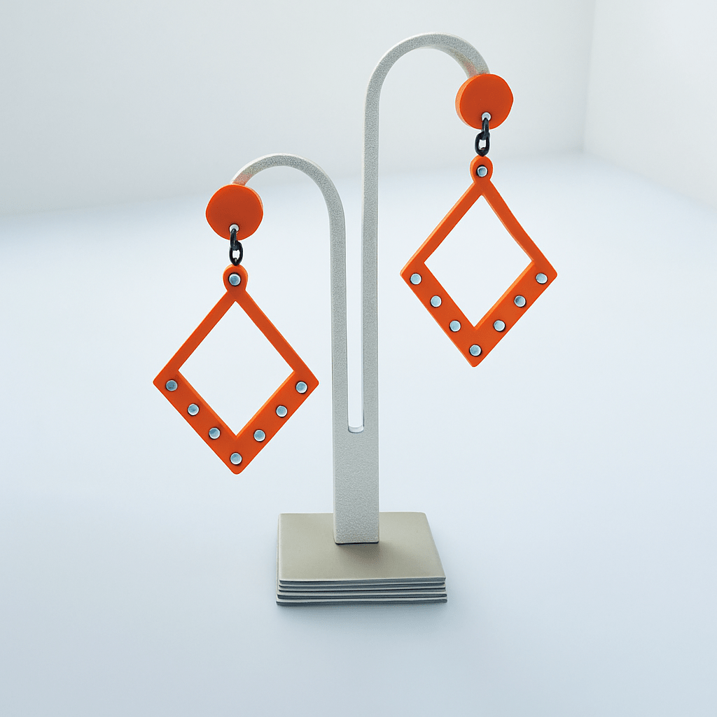 Boucles d'oreilles Astra – bijou artisanal français – Decoetdesign3D