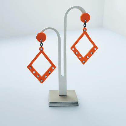 Boucles d'oreilles Astra – bijou artisanal français – Decoetdesign3D