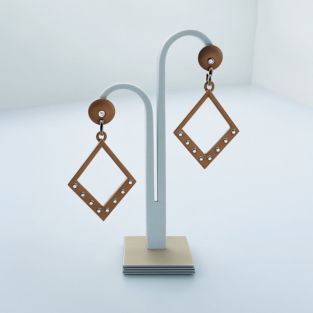 Boucles d'oreilles Astra au design moderne – Decoetdesign3D