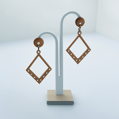 Boucles d'oreilles Astra au design moderne – Decoetdesign3D