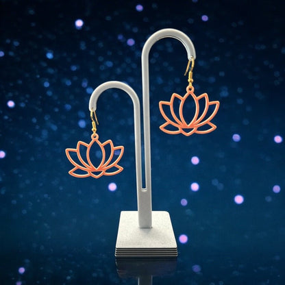 Boucles d'oreilles Lotus - DECO ET DESIGN 3D