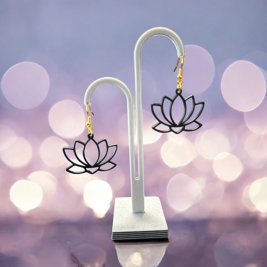 Boucles d'oreilles Lotus - DECO ET DESIGN 3D