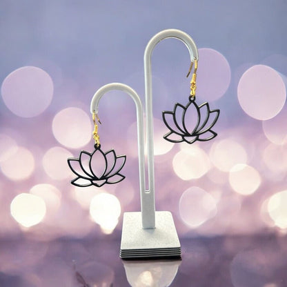Boucles d'oreilles Lotus - DECO ET DESIGN 3D