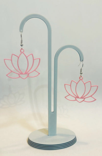 Boucles d'oreilles Lotus - DECO ET DESIGN 3D