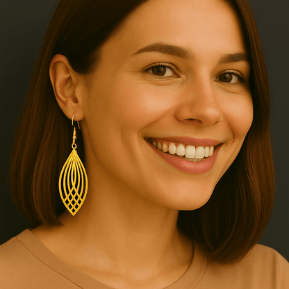 Boucles d'oreilles Pluma - DECO ET DESIGN 3D