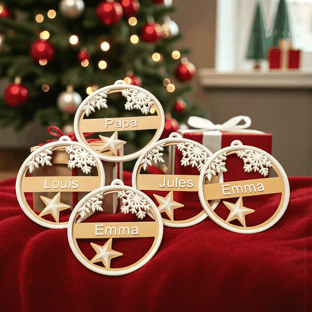 🎄 Boule de Noël personnalisée 🎄 - DECO ET DESIGN 3D