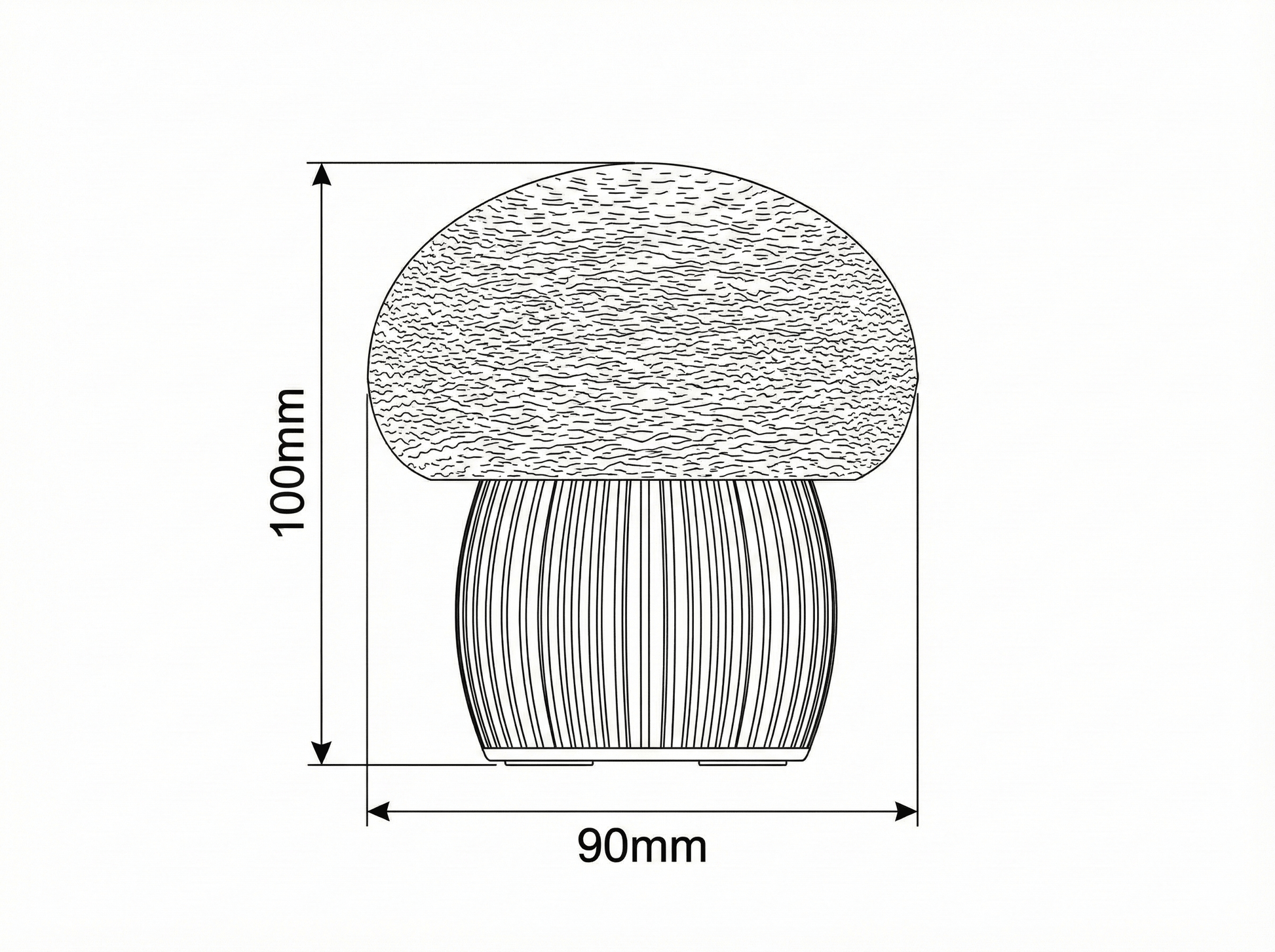 Champignon Décoratif Japandi Élégance Organique Pour Intérieur Moderne - DECO ET DESIGN 3D
