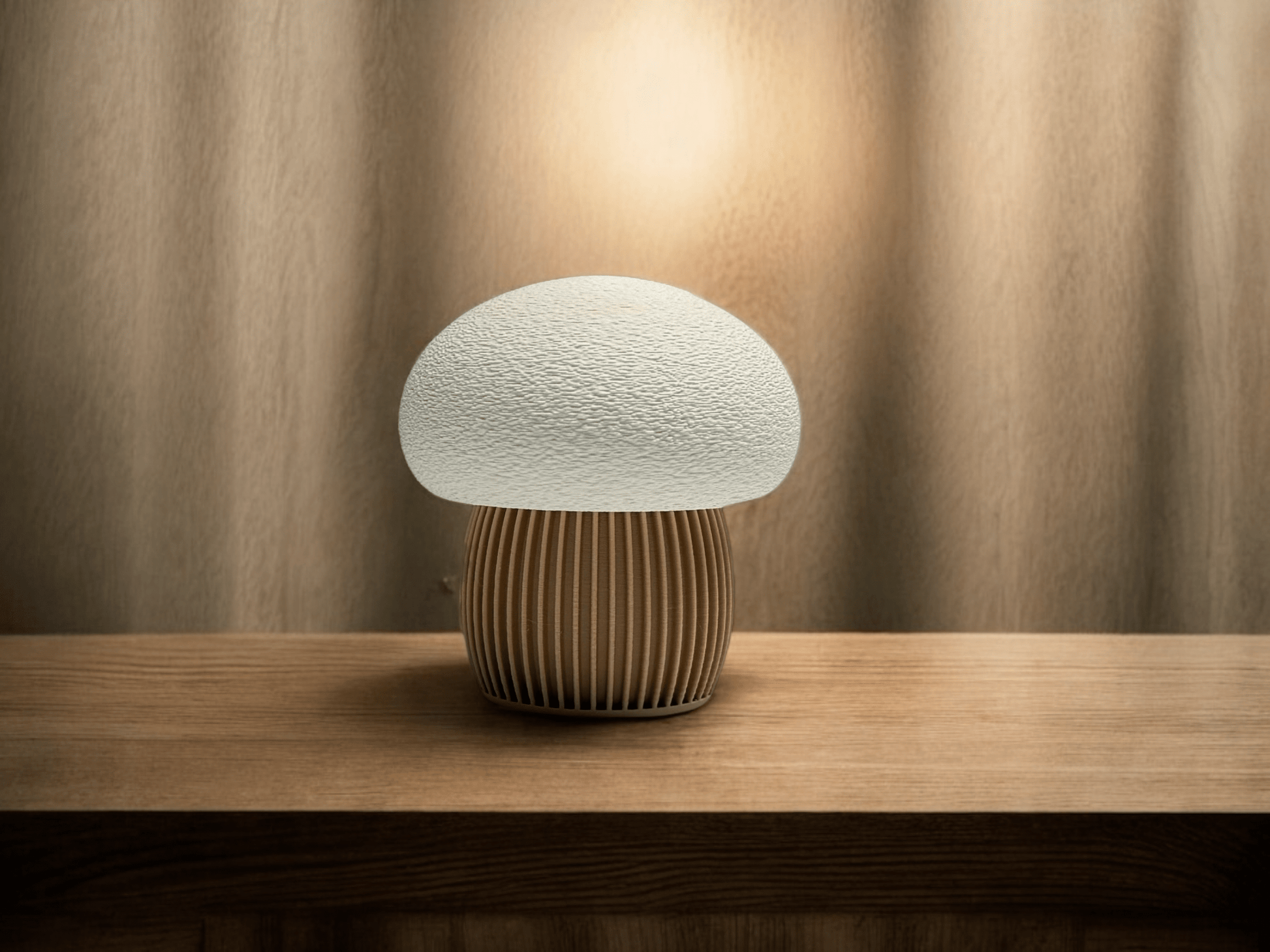 Champignon Décoratif Japandi Élégance Organique Pour Intérieur Moderne - DECO ET DESIGN 3D