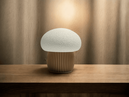 Champignon Décoratif Japandi Élégance Organique Pour Intérieur Moderne - DECO ET DESIGN 3D