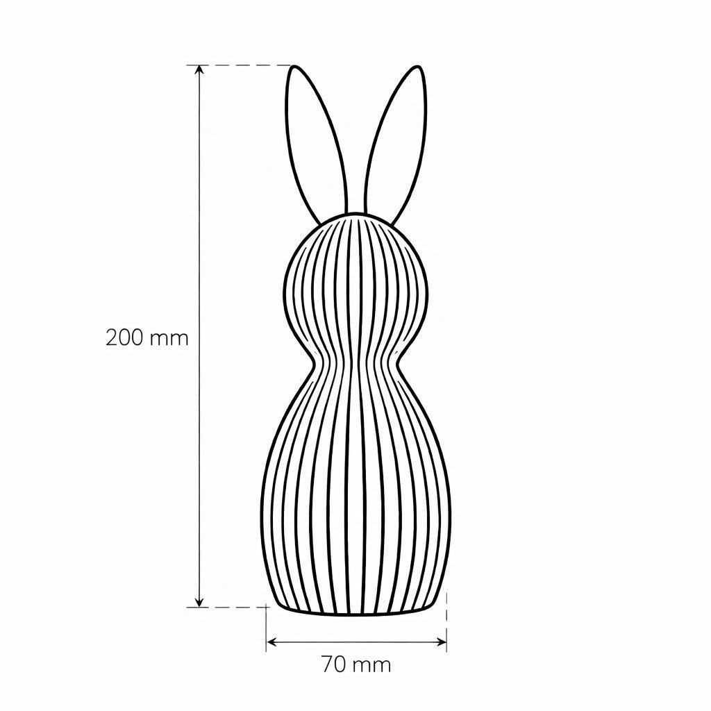 Lapin de Pâques Decoetdesign3D
