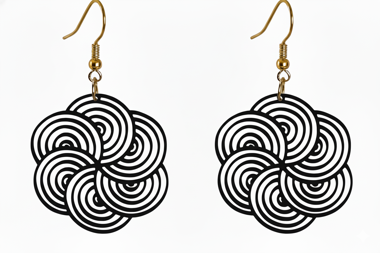 Boucles d'oreilles Ondya by DECO ET DESIGN 3D