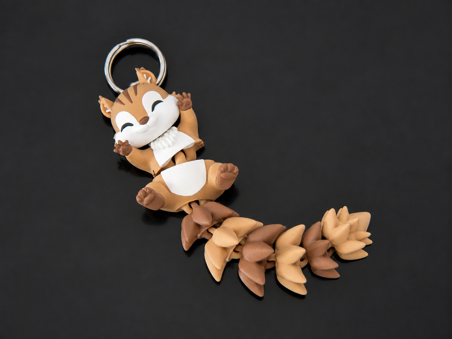 Porte Clés Articulés Imprimés 3D Anti Stress Personnalisé