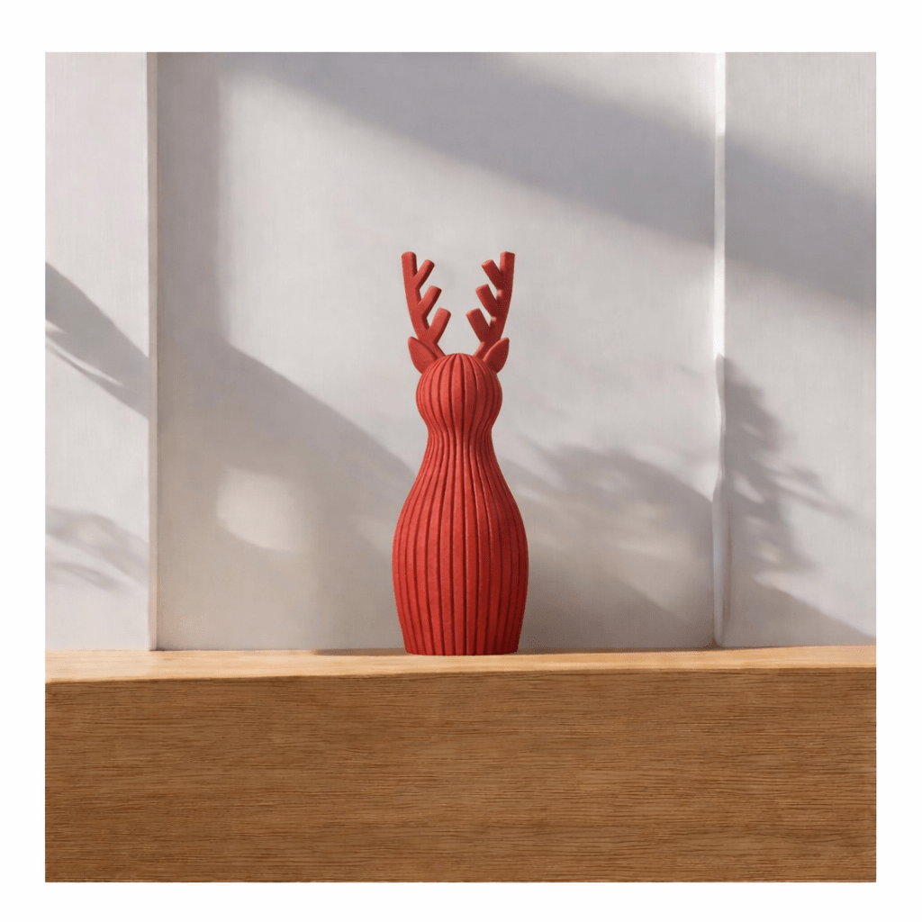 Renne De Noël Japandi 3D Modern - DECO ET DESIGN 3D