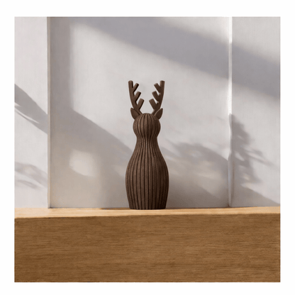 Renne De Noël Japandi 3D Modern - DECO ET DESIGN 3D