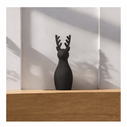 Renne De Noël Japandi 3D Modern - DECO ET DESIGN 3D