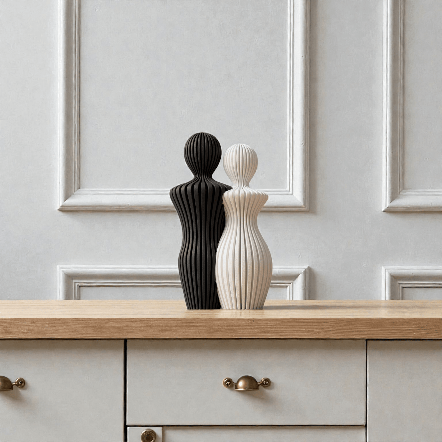 Statue Couple – Sculpture décorative contemporaine - DECO ET DESIGN 3D