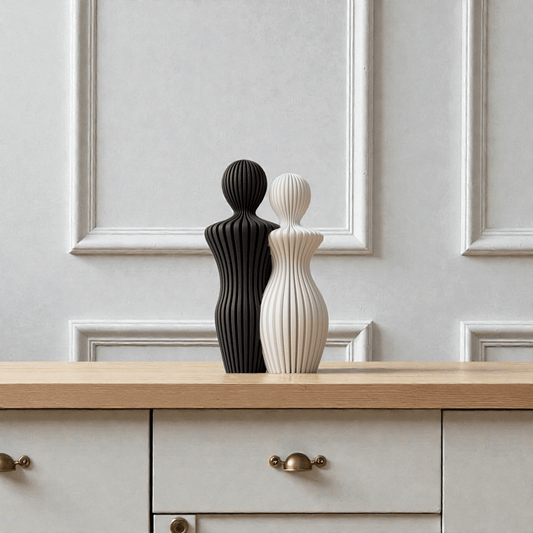 Statue Couple – Sculpture décorative contemporaine - DECO ET DESIGN 3D